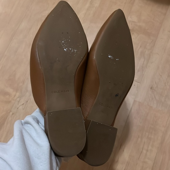 Cole Haan Women’s Piper Loafer Mule in color British Tan, size 7.5 - Picture 5 of 6
